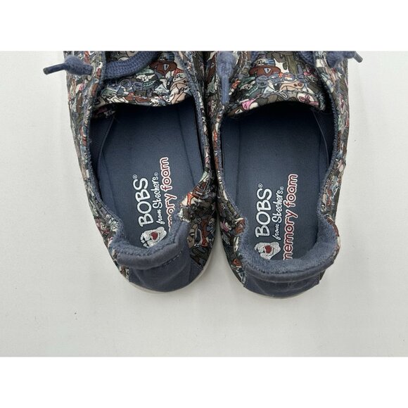 Bobs From Skechers memory foam Womans Sz 10 Western Cowboy Cats Sneakers Slip on - Picture 8 of 11